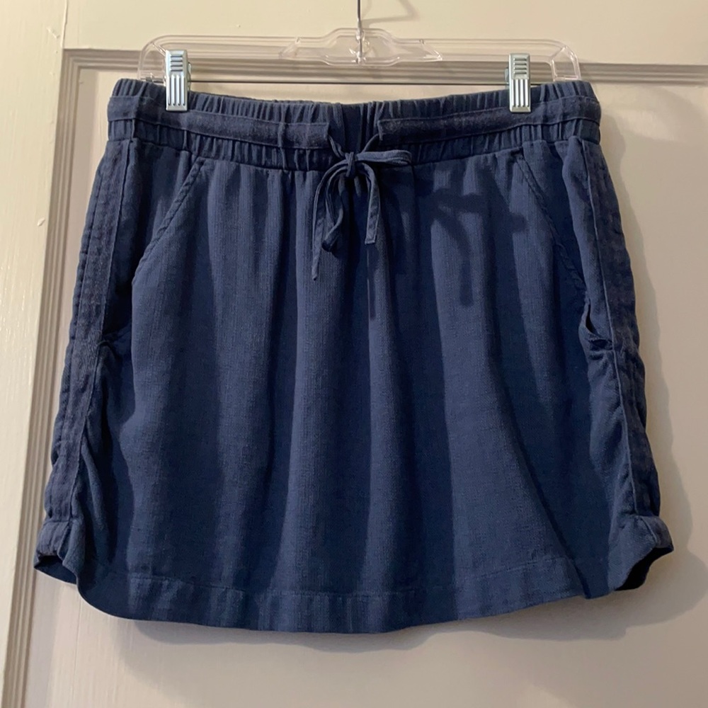 Cloth & Stone Linen Drawstring Skirt with Pockets